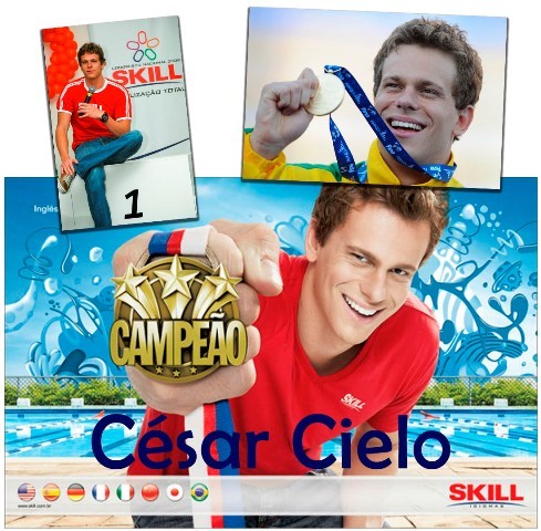 Read more about the article Skill Idiomas patrocina nadador Cesar Cielo